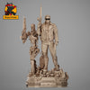 Ninja Printz - 1:10 Terminator T-800 V1 & V2 Dan Art Vignette