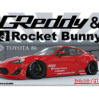 Aoshima 1/24 ZN6 TOYOTA 86 '12 GREDDY & ROCKET BUNNY ENKEI VERSION 06186