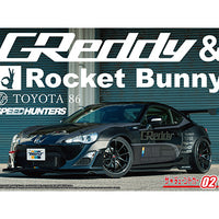Aoshima 1/24 ZN6 TOYOTA 86 '12 GREDDY & ROCKET BUNNY VOLK RACING VER 01687
