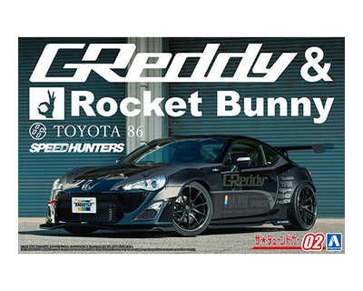 Aoshima 1/24 ZN6 TOYOTA 86 '12 GREDDY & ROCKET BUNNY VOLK RACING VER 01687