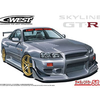 Aoshima 1/24 NISSAN C-WEST BNR34 SKYLINE GT-R '02 06990