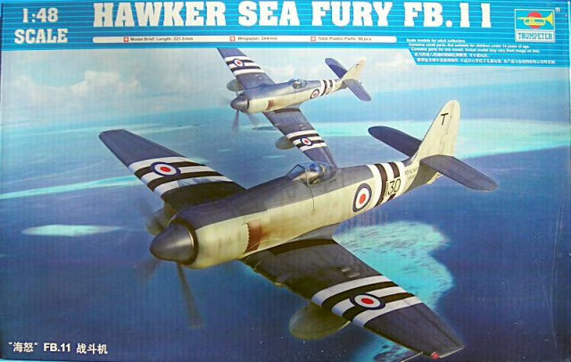 Trumpeter 1/48 British Royal Navy Hawker Sea Fury FB.11 02844