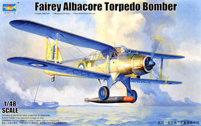 Trumpeter 1/48 British Royal Navy Fairey Albacore Mk.1 Torpedo Bomber 02880