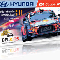 Belkits 1/24 Hyundai i20 Coupe WRC 2019 Neuville Rally Car BEL014