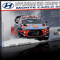 Belkits 1/24 Hyundai i20 Coupe WRC Monte Carlo 2020 Rally Car BEL021