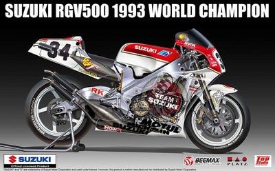 Beemax 1/12 Suzuki RGV500 1993 World Champion Moto 500 BX13001