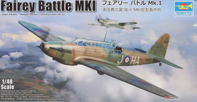 Trumpeter 1/48 British Royal Air Force Fairey Battle Mk.I Light Bomber 05831