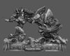 Ninja Printz - 1:144 Gyspy Daisy & Leatherhead (Pacific Rim) Fan Art Diorama
