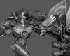 Ninja Printz - 1:144 Gyspy Daisy & Leatherhead (Pacific Rim) Fan Art Diorama