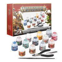 Age of Sigmar: Age of Sigmar: Paints + Tools Set 80-17