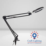 Craft Lighting Sensor - Desk Dioptre (5x) with LED Light & Head Controls (G-Clamp Style)