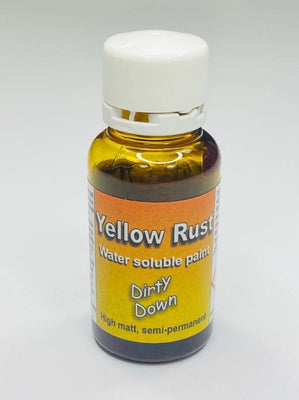 Dirty Down Yellow Rust Effect 25ml - Water Soluble Paint