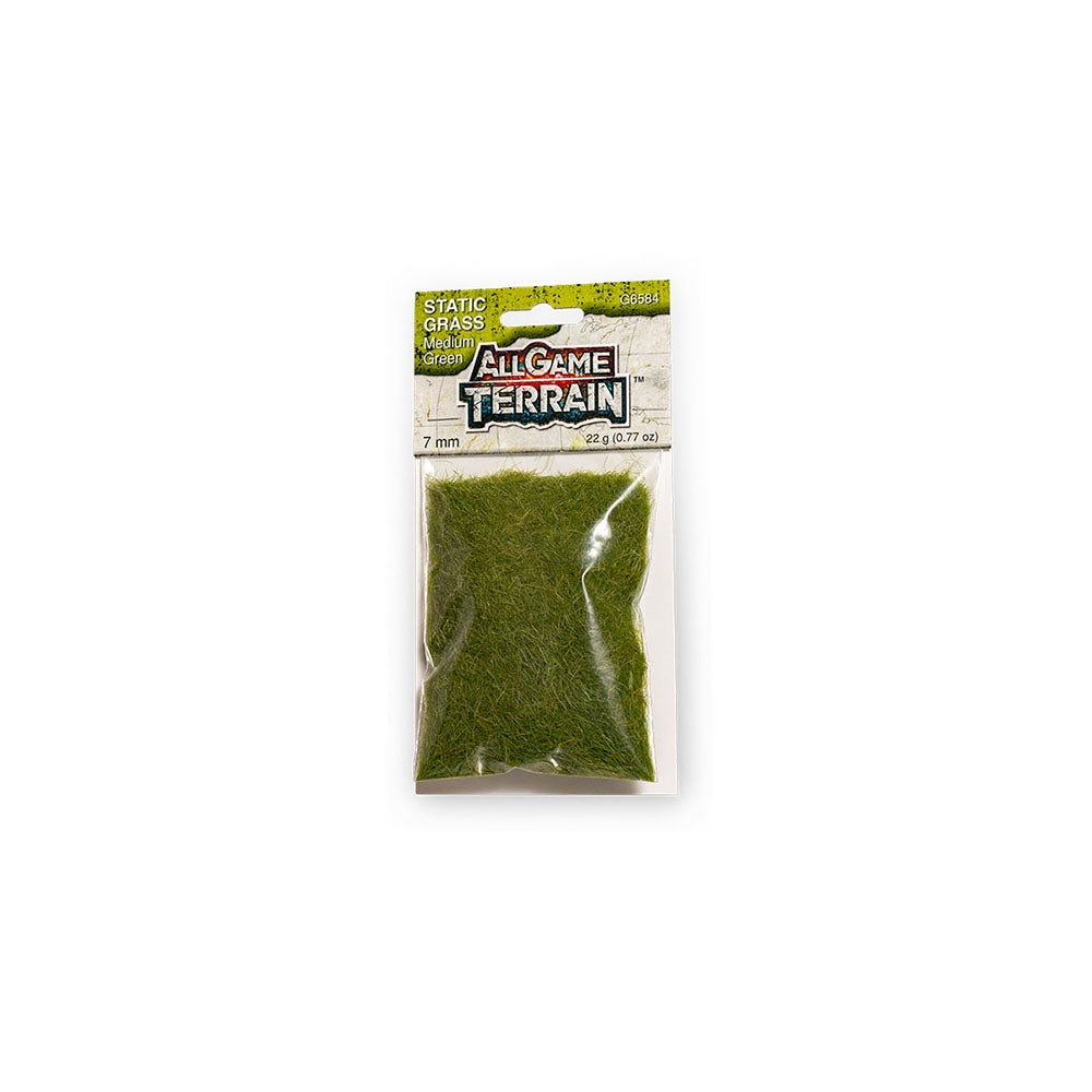 All Game Terrain - 7 mm Medium Green Static Grass G6584