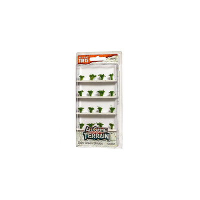 All Game Terrain - Dark Green Shrubs Tufts G6632