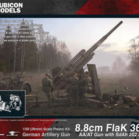 Rubicon Models 1/56 280069 - 8.8cm Flak 36/37 AA/AT Gun with SdAh 202 & Crew