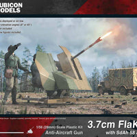 Rubicon Models 1/56 280074 - 3.7cm Flak43 with SdAh 58 Trailer & Crew