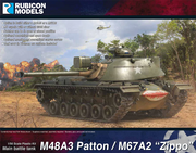 Rubicon Models 1/56 280141 - M48A3 Patton/M67A2 Zippo