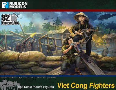 Rubicon Models 1/56 281001 Viet Cong Fighters & Command