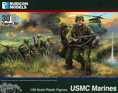 Rubicon Models 1/56 281002 USMC Marines & Command