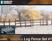 Rubicon Models 1/56 283001 - Log Fence Set #1