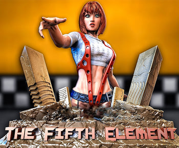 Ninja Printz - 1:10 LeeLoo (The Fith Element) Fan Art Vignette