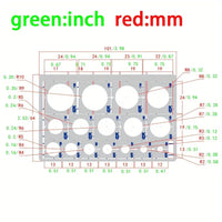 CorMake Circular Paint Stencils/Templates (16 Pieces)