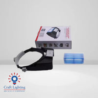 Craft Lighting Rhea - Head Mounted Magnifier with Rechargeable LED Light 1.5X 2X 2.5X 3.5X