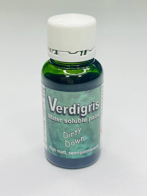 Dirty Down Verdigris Effect 25ml - Water Soluble Paint