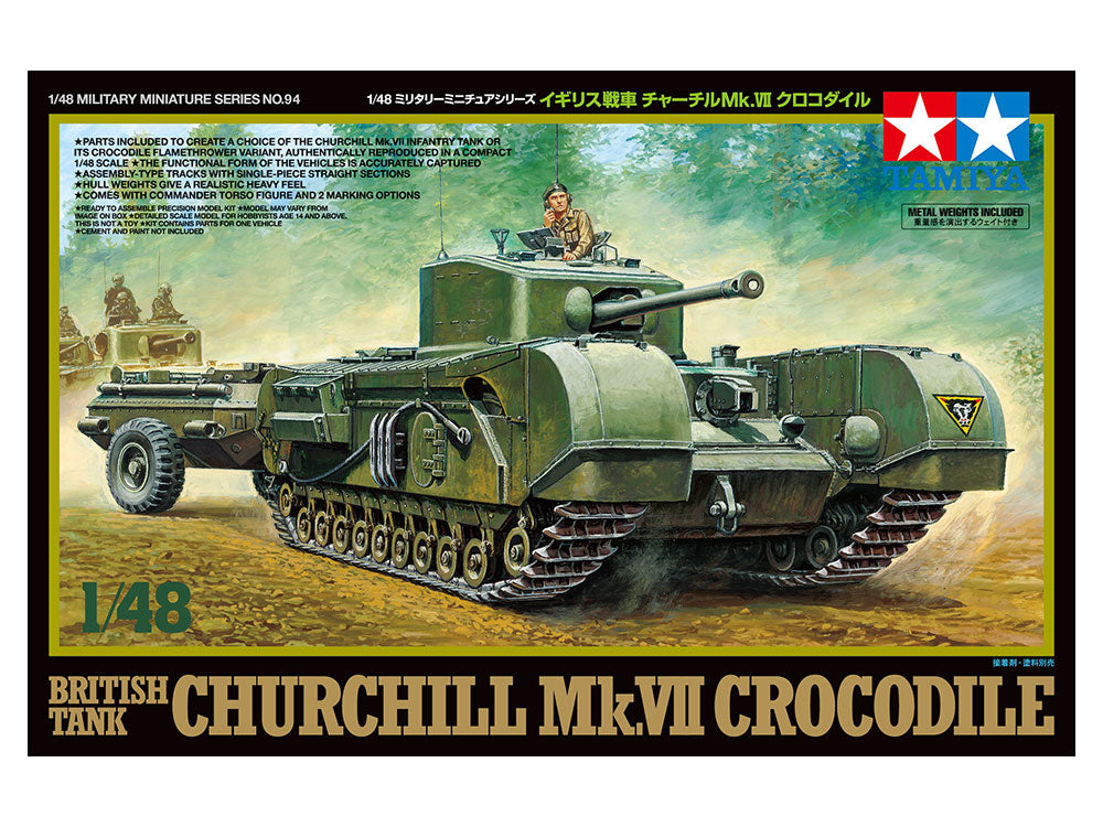 Tamiya 1/48 British Churchill Mk.VII Crocodile Tank 32594