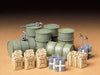 Tamiya 1/35 German Fuel Drums & Jerry Cans Set 35186