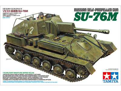 Tamiya 1/35 RUSSIAN SELF-PROPELLED GUN SU-76M 35348