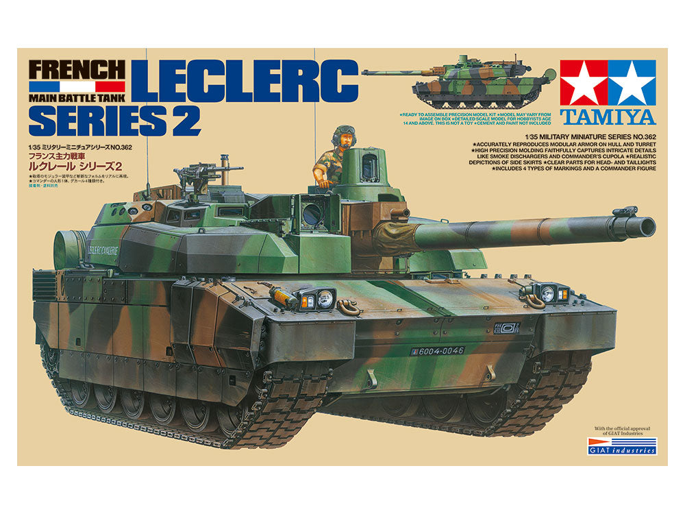 Tamiya 1/35 FRENCH MAIN BATTLE TANK LECLERC SERIES 2 35362