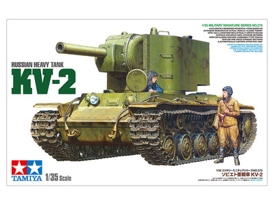Tamiya 1/35 RUSSIAN HEAVY TANK KV-2 35375