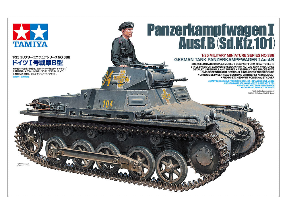 Tamiya 1/35 Pz.Kpfw. I Ausf.B (Sd.Kfz.101) 35388