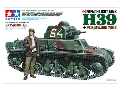 Tamiya 1/35 French Light Tank H39 (Pz.Kpfw.38H 735(f) 35389