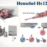 TAKOM 1/48 German Air Force Henschel Hs 129 B-2 Ground Attack Aircraft TAK48001