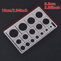 CorMake Circular Paint Stencils/Templates (16 Pieces)