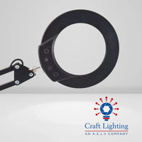 Craft Lighting Sensor - Desk Dioptre (5x) with LED Light & Head Controls (G-Clamp Style)