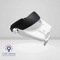 Craft Lighting Mimas - Head Mounted Magnifier with Rechargeable LED Light