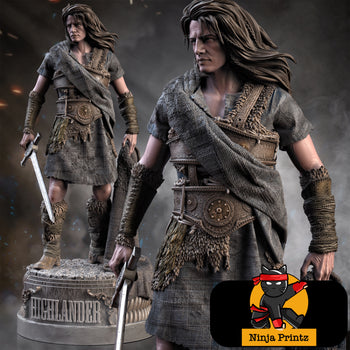 Ninja Printz - 1:8 Connor MacLeod (Highlander) Fan Art Statue