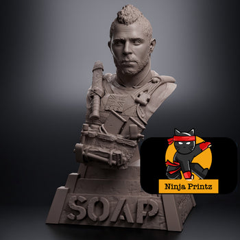 Ninja Printz - 1:8 Soap (COD) Fan Art Bust