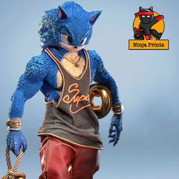Ninja Printz - 1:10 Super Sonic (Sonic the Hedgehog) Fan Art Statue