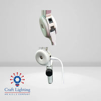 Craft Lighting Neptune - Task Lamp With Dimmer WHITE (G-Clamp Style)