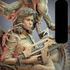 Ninja Printz - 1:10 Ellen Ripley vs Xenomorph Queen Fan Art Vignette