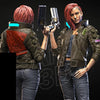 Ninja Printz - 1:10 V - Female Version (Cyber Punk 2077) Fan Art Statue