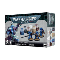 Warhammer 40,000: Space Marines: Infernus Marines + Paints Set 60-11