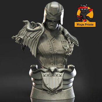 Ninja Printz - 1:10 Judge Dredd (2000AD) Fan Art Bust