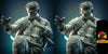 Ninja Printz - 1:10 Johnny Cage (Mortal Kombat II) Fan Art Vignette