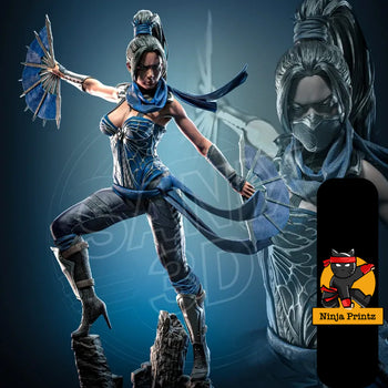 Ninja Printz - 1:10 Kitana (Mortal Kombat II) Fan Art Vignette