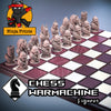 Ninja Printz - Warmachine Chess Set